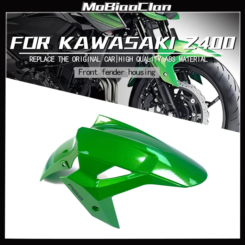 

For Kawasaki Ninja 400 Z400 Ninja500 2018-2023 Motorcycle Front Fender Fit Mudguard Tire Splash Mud Guard Fairing ABS Plastic