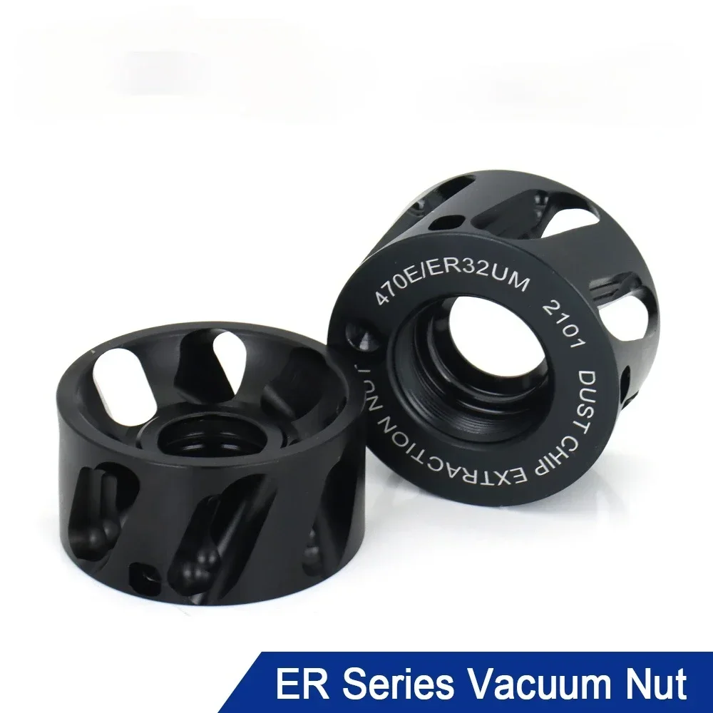 Vacuum Nut for ER20 ER25 ER32 ER40 Collect Chuck CNC Router Dust Extraction Nuts
