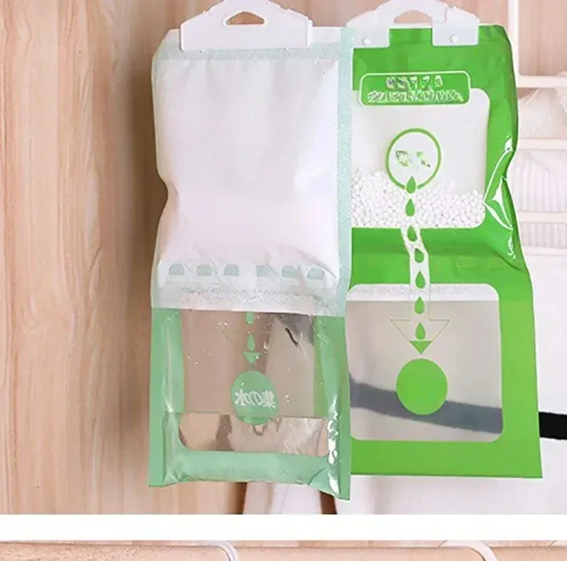 Hanging Dehumidification Bag Transparent Visible Moisture Dryer Home Wardrobe Anti-mildew and Anti-moisture Anti-rheumatism