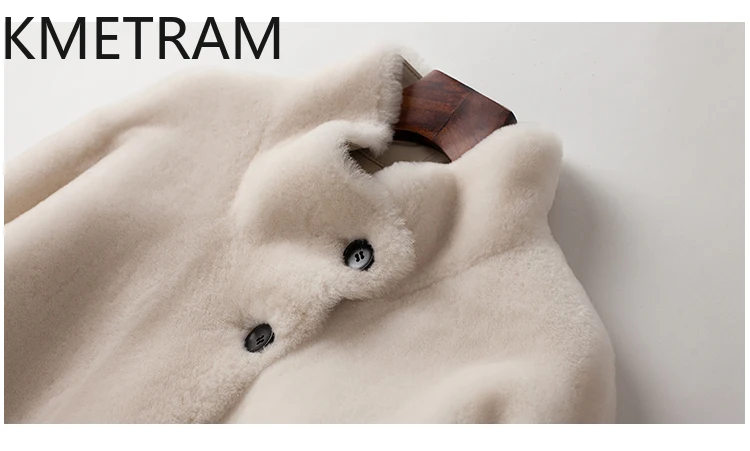 ขนสัตว์MerinoธรรมชาติSheepskin Double Facedเสื้อขนสัตว์ผู้หญิงสั้นขนสัตว์จริงฤดูหนาวเสื้อผ้าผู้หญิง 2025 Furryแจ็คเก็ต