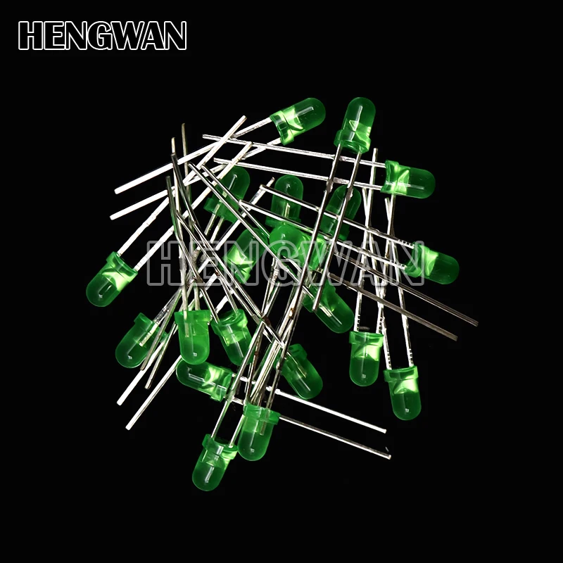 100pcs 3mm 5mm LED Light White Yellow Red Green Blue Assorted Kit DIY LEDs Set Electronic DIY Kit image 4