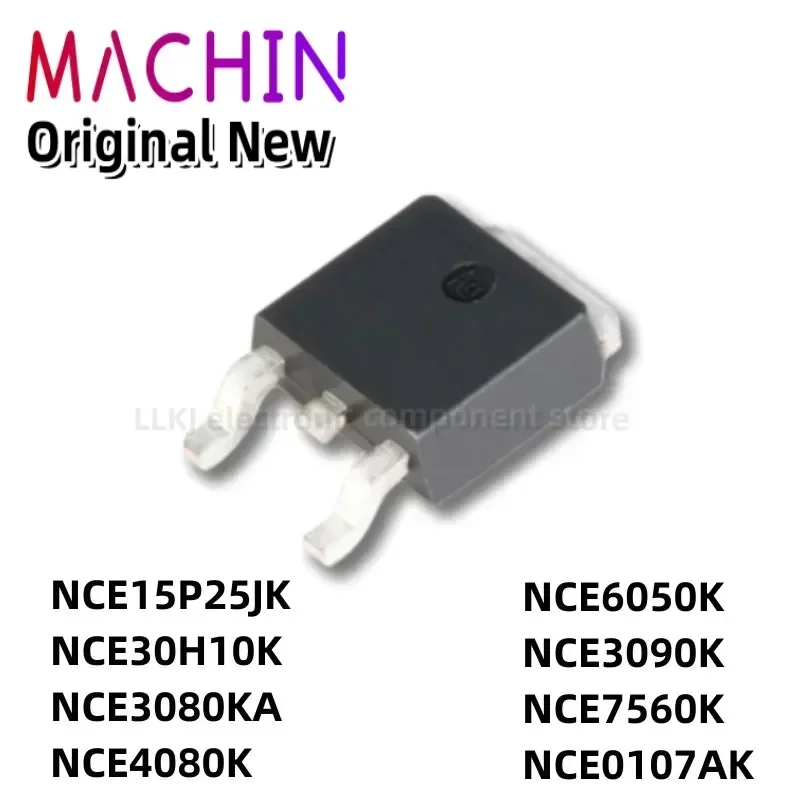 1pcs NCE15P25JK NCE30H10K NCE3080KA NCE4080K NCE6050K NCE3090K NCE7560K NCE0107AK TO252 MOS Fet.