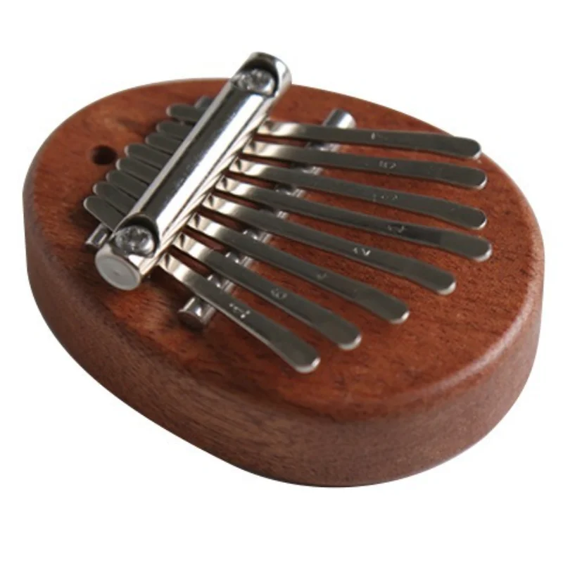 Mini Kalimba de 8 notas, llavero de piano de pulgar de bolsillo, regalo de instrumento portátil para principiantes y amantes de la música