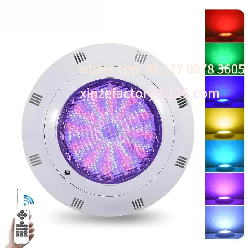 

Customizable Surface Pool LED 12V Underwater Light RGB Swimming Lamp IP68 Water proof ABS 12W 18W 25W 36W 45W Fountain Lighting