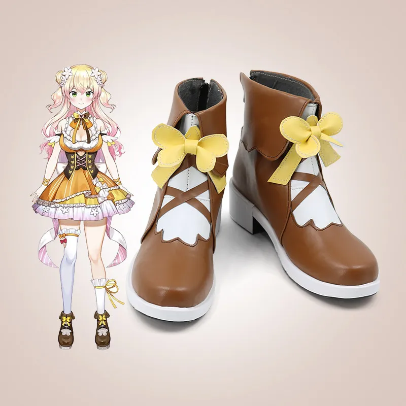 

VTuber Momosuzu Nene, обувь для косплея на заказ, ботинки, реквизит для Хэллоуина и карнавала