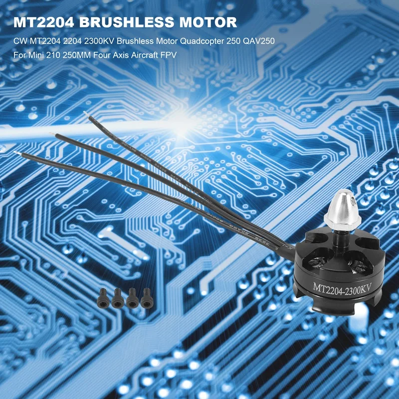 MT2204 2204 2300KV Brushless Motor Quadcopter 250 QAV250 For Mini 210 250MM Four Axis Aircraft FPV