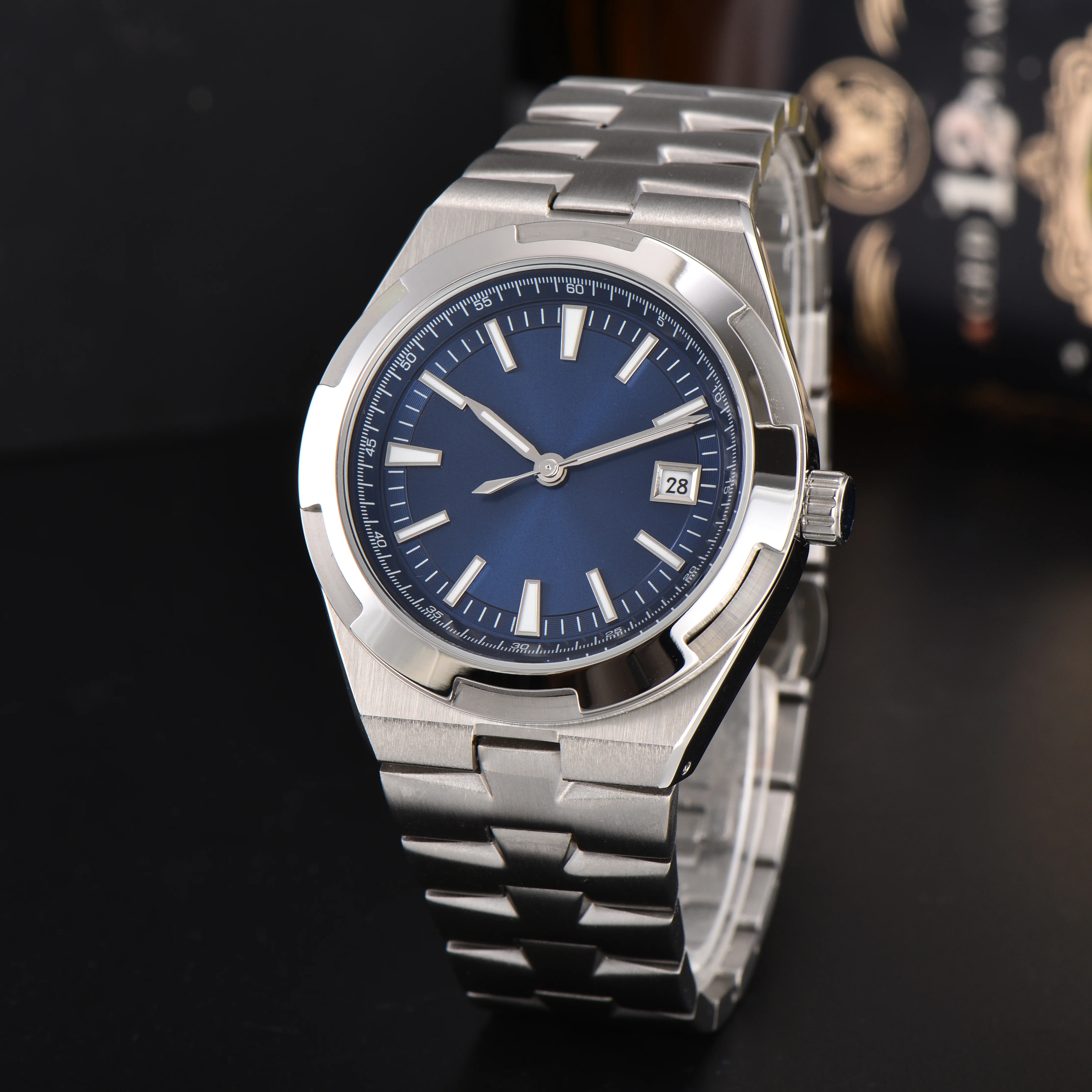 Men's Luxury Fashion Watch 41mm Case Miyota8215 Movement Stainless Steel Strap High Quality Watch