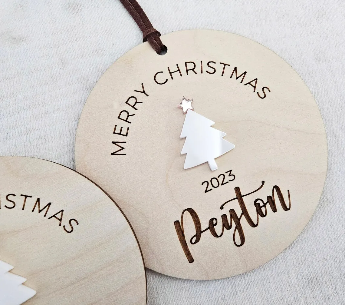 

Personalized Christmas Ornament | Custom Name Tree Ornament | Merry Christmas 2024 Ornament|Christmas commemorative gift