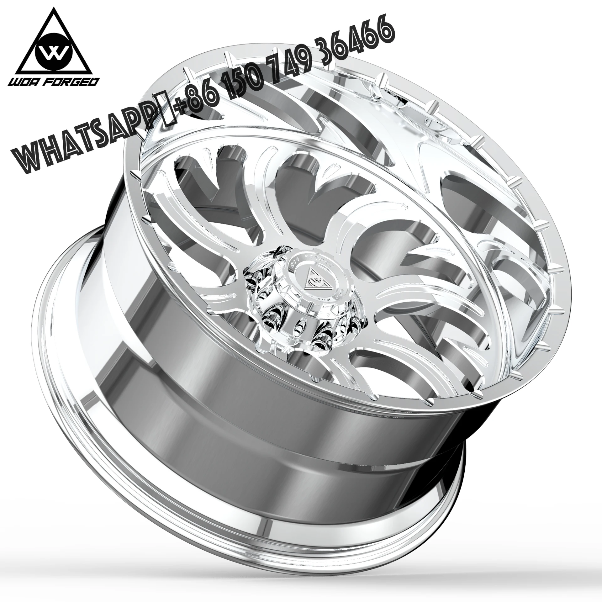 

Polish Deep Dish H Style Off Road Forged Rims 22x10 22x12 22x14 24x12 24x14 26 28 30 Inch Aluminum Customized 4x4 Truck Wheels