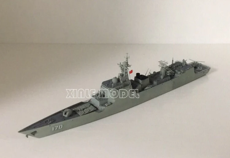 S-model plastic assembly ship model kit PS700050 PLA NAVY TYPE 052C DESTROYER LANZHOU 1:700