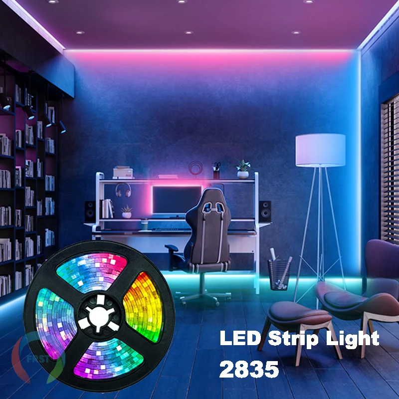 

2835 LED Strip Light Color RGB LED Tape for Room Decor Bluetooth Control TV LED Backlight Bluetooth Control светодиодная лента