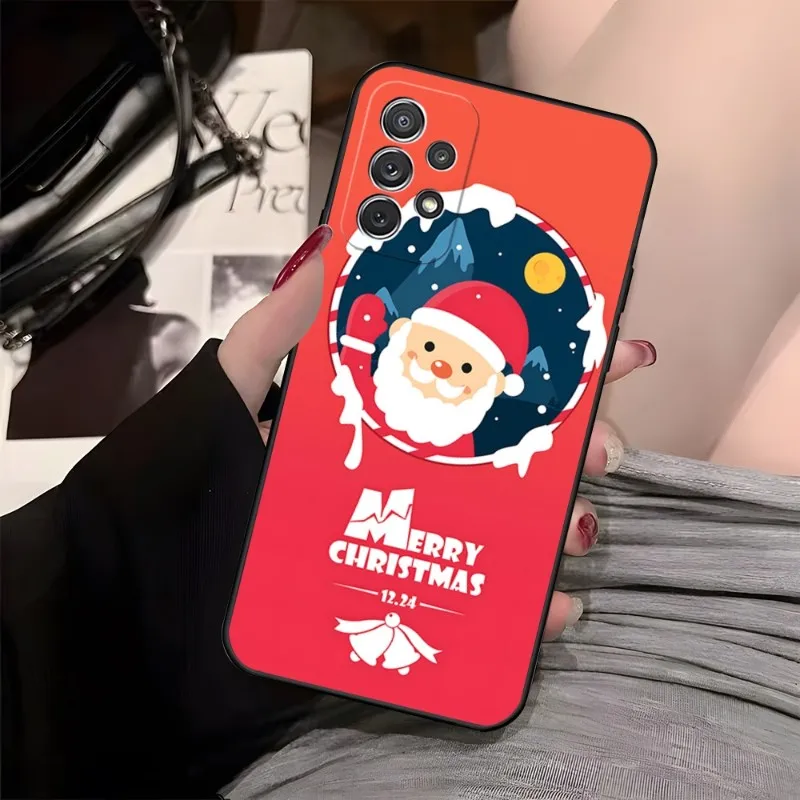 Christmas Santa Claus Phone Case For Samsung Note 32 4g 30 31 10 Pro 20 8 9 Ultra M 11 S 40 51 80 J6 J7 J600 Plus Prime Soft TPU