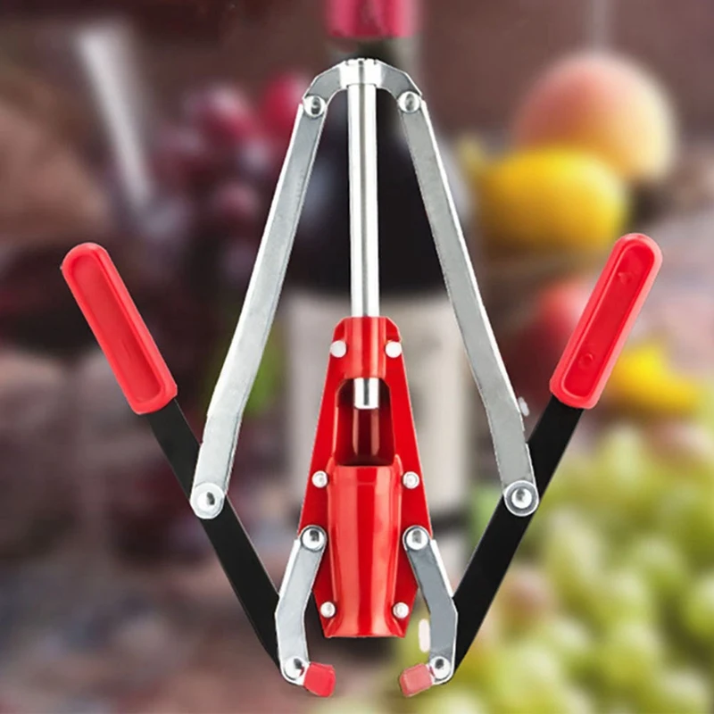 Corker manual portátil de garrafa de vinho, alavanca dupla, para fermentação caseira, equipamento de fabricação de vinho, máquina de selagem-ABLM