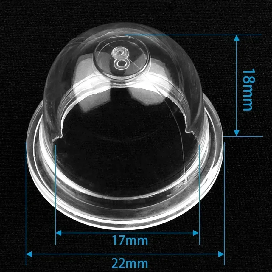 2/5 Uds 22mm tapa de bombilla de imprimación de carburador bombilla de imprimación de bomba de combustible bombilla de imprimación para cortacésped de gasolina McCulloch/Stih L