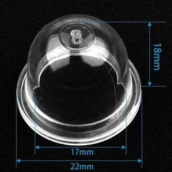 2/5PCS 22mm Carb Primer Bulb Cap Carburetor Primer Bulb Fuel Pump Primer Bulb For McCulloch / Stih L Petrol Strimmer