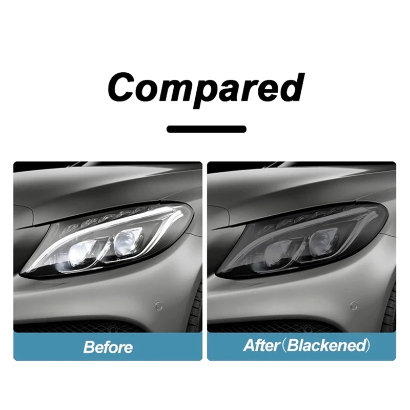 Car Front Headlight Cover TPU Protective Film For Mercedes Benz C Class W205 C63 AMG S205