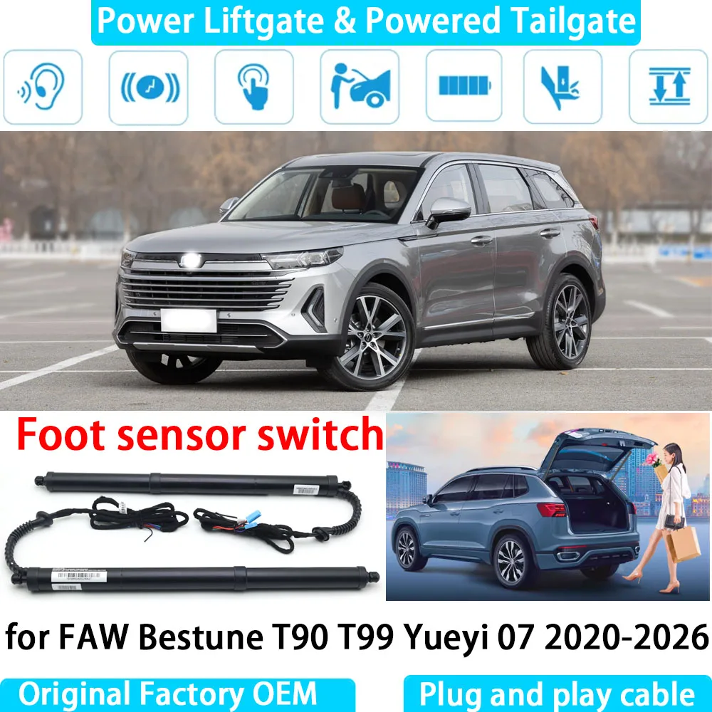 

for FAW Bestune T90 T99 Yueyi 07 2020-2026 Automatic Electric Power Liftgate Powered Tailgate Strut Tail Gate Lift System