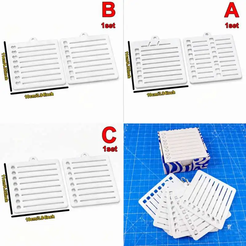 Notebook Table Drawing Stencil Note Form Template Drafting Guide Line Ruler Tool