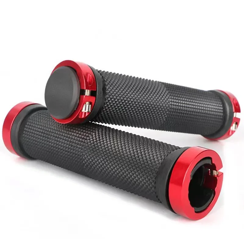 Rubber Bicycle Grips Anti Slip Grips MTB Cuffs Bike Handlebar Cover BMX Mountain Bike Lock on Handles Grip Bicycle Accessories