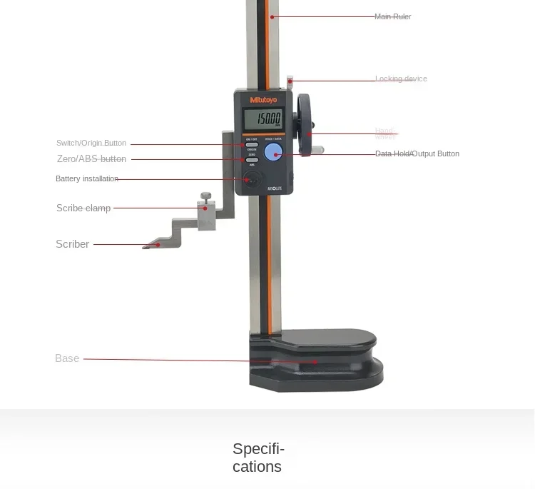 Mitutoyo New Digital Height Gauge,HDS-30CX 570-402,Range 0-300mm/ 0.01mm,570-412 range 0-300mm/0-12\