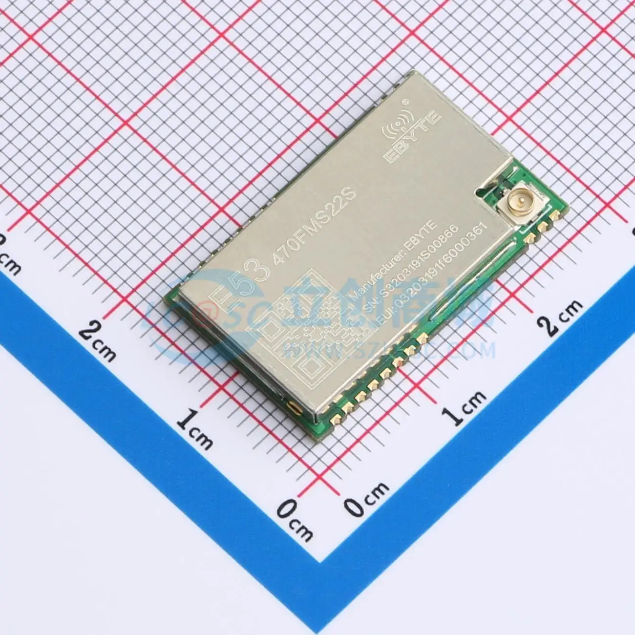 2pcs E53-470FMS22S SMD 26x16mm 22dBm UART LoRa LoRa RF Transceiver Module for Smart Home System