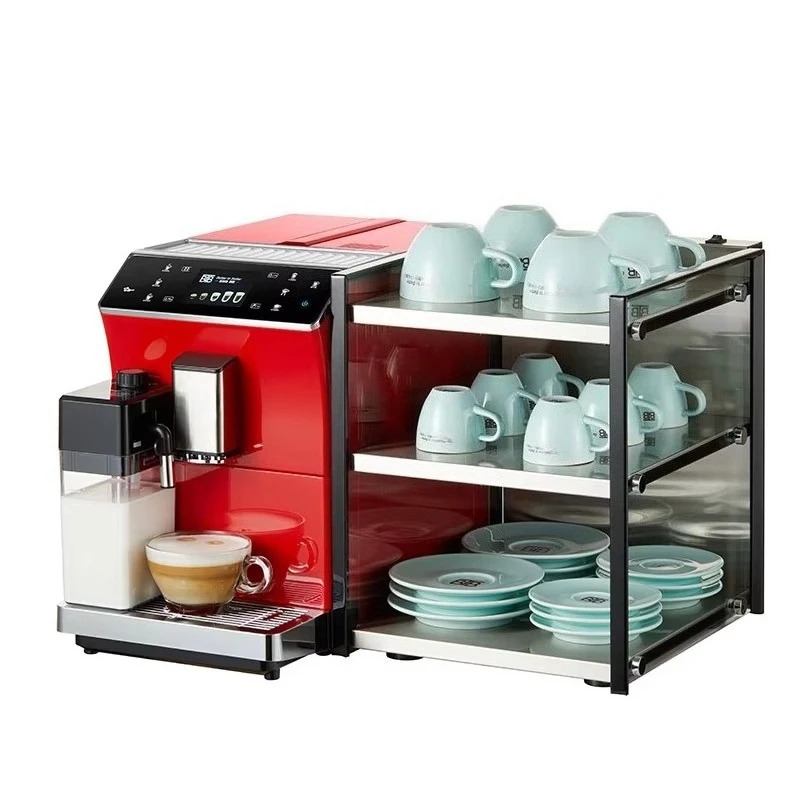 Espresso Machine with Grinder Mquinas De Caf Expreso One-button Milk Frothing Function Coffee Machine