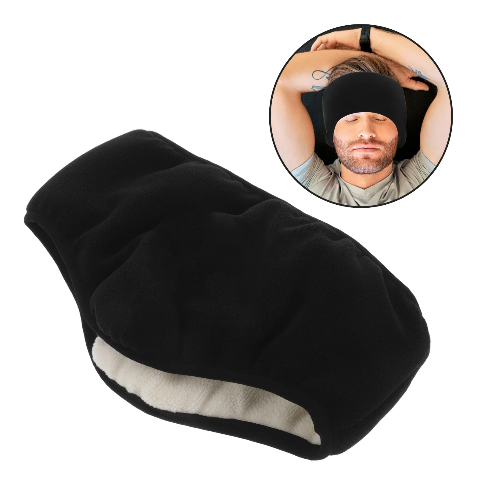 أغطية أذن دافئة مقاومة للرياح للنوم وتدفئة الأذن العازلة للصوت لقيلولة باردة وتصميم مريح للجنسين