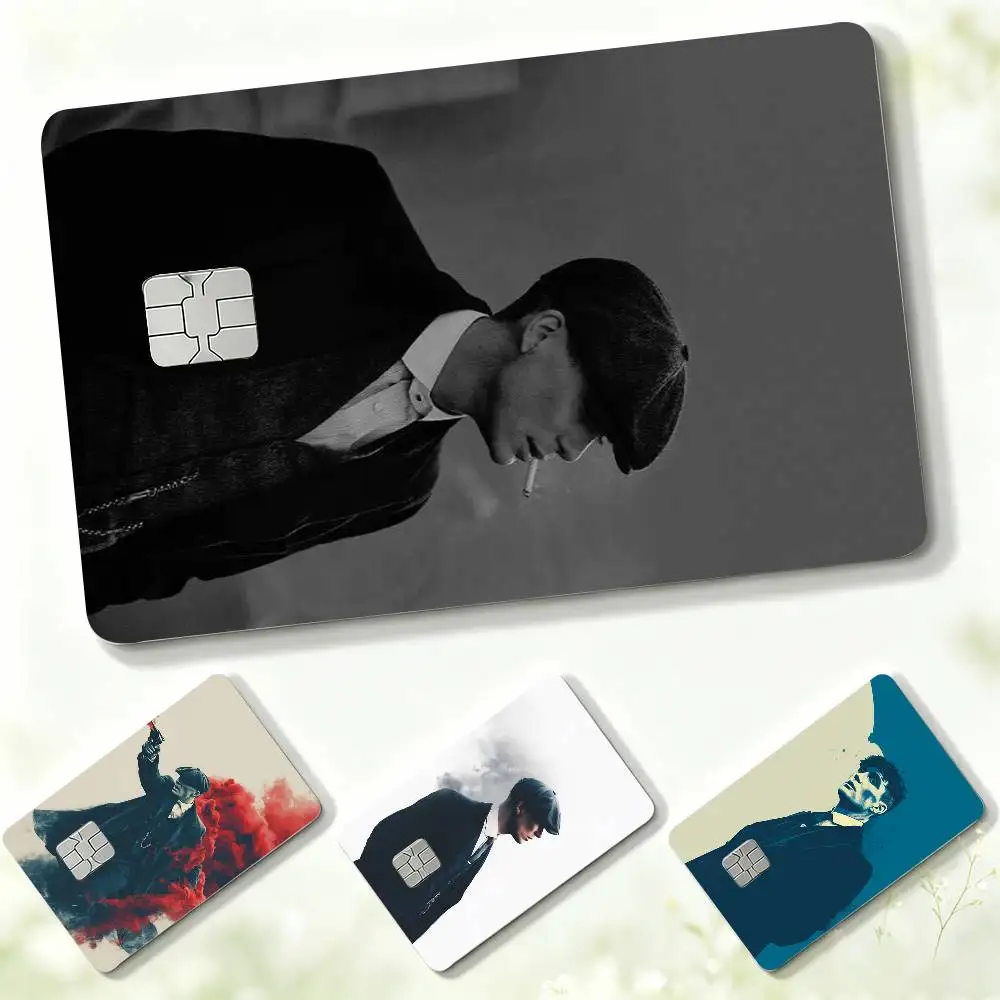 P-Peaky B-Blinders T-Tommy  Credit Card HD Stickers Small Chip Waterproof Sticker Game Card Decal Gift