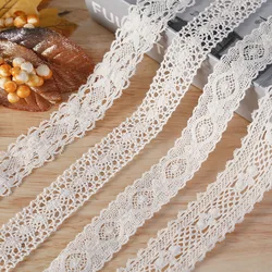 New Lace Fabric for Sewing Crafts Fabric and Lace Ribbon Diy Lace Trim Cotton Fringe Fabric High Quality 2024 Embroidered Wide