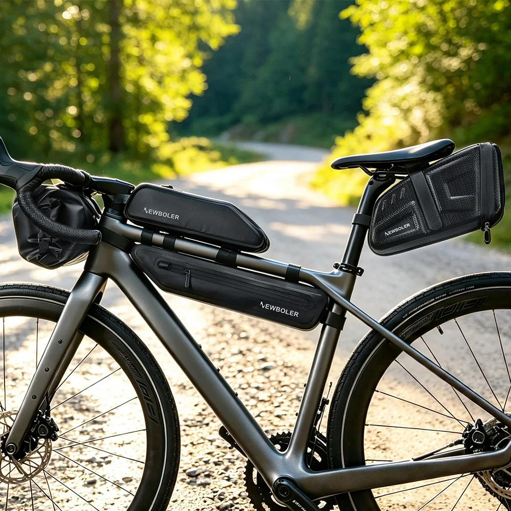 NEWBOLER 2,5L Fahrradrahmen-Vorderrohrtasche Fahrrad-Packtasche MTB Rennrad-Werkzeugtasche Fahrrad-Oberrohrtasche Fahrradzubehör – Detail 16