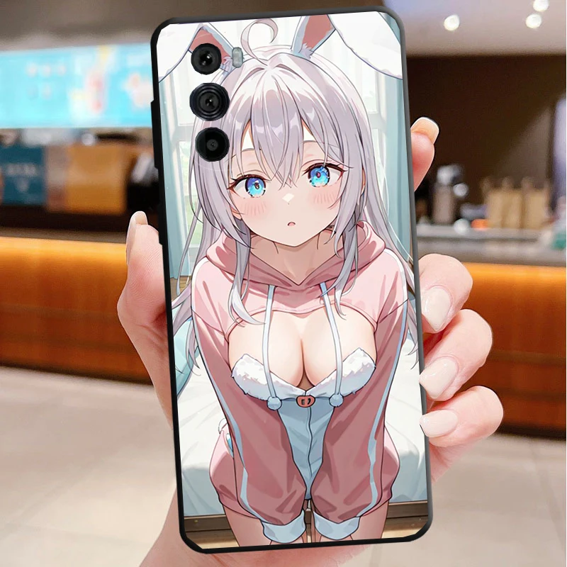 

Anime kawaii girl Phone Case For Motorola Edge 60 50 40 Pro 60 50 40 30 Ultra Neo Fusion Moto G Play G Stylus
