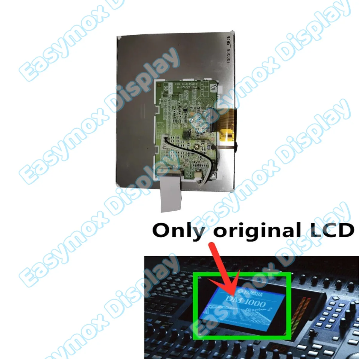 

LCD Display for Yamaha PSRS950 PSR-S950 PSR-S970 61 Key Arranger Keyboard Screen Replacement