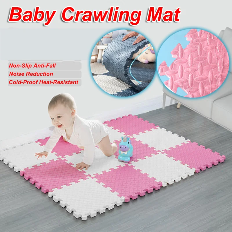 30*30cm Baby Puzzle Mat 9pcs/lot Play Mat Kids Tiles Rugs Floor Tiles Toys Carpet EVA Foam Soft Carpet Climbing Pad