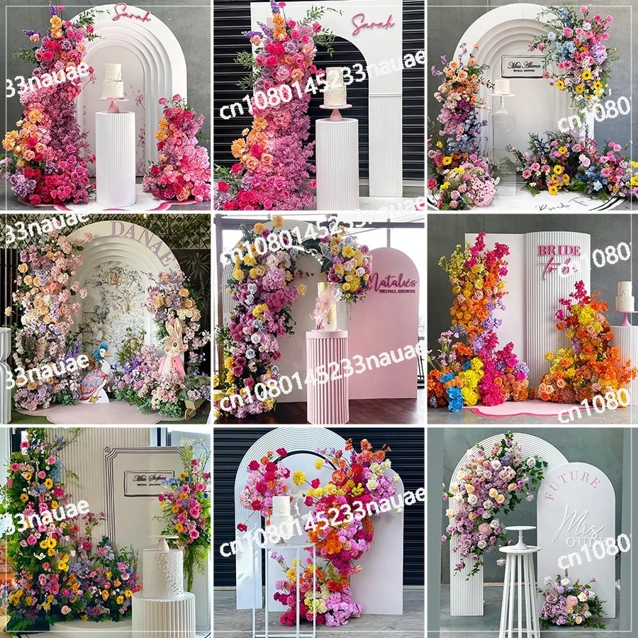 Hot Sale Wedding Arches Artificial Flower Handwork Arch for Backdrop Decor