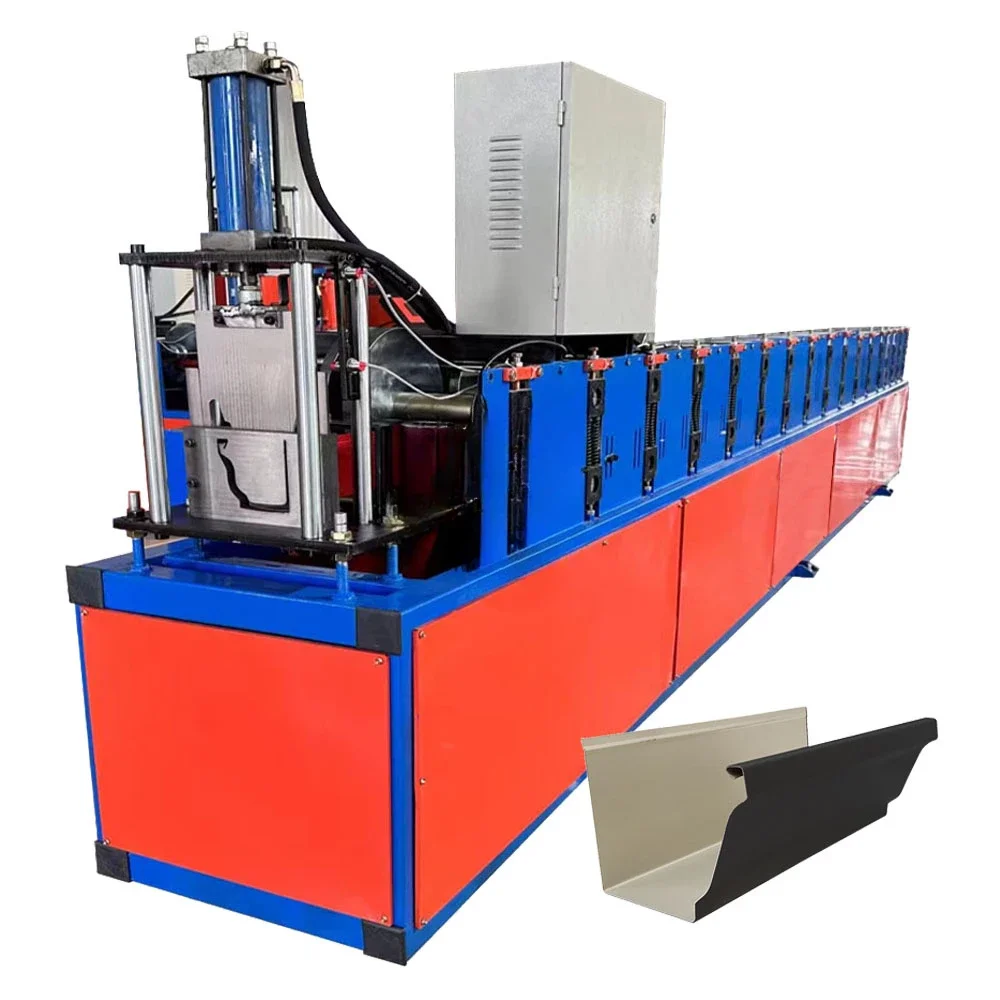 For High Quality K Style Steel Gutter Roll Forming Machine