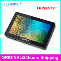 FEELWORLD F6 PLUS V2 4K Monitor 6 Inch on Camera DSLR Field Monitor 3D LUT Touch Screen IPS FHD 1920x1080 Video Camera