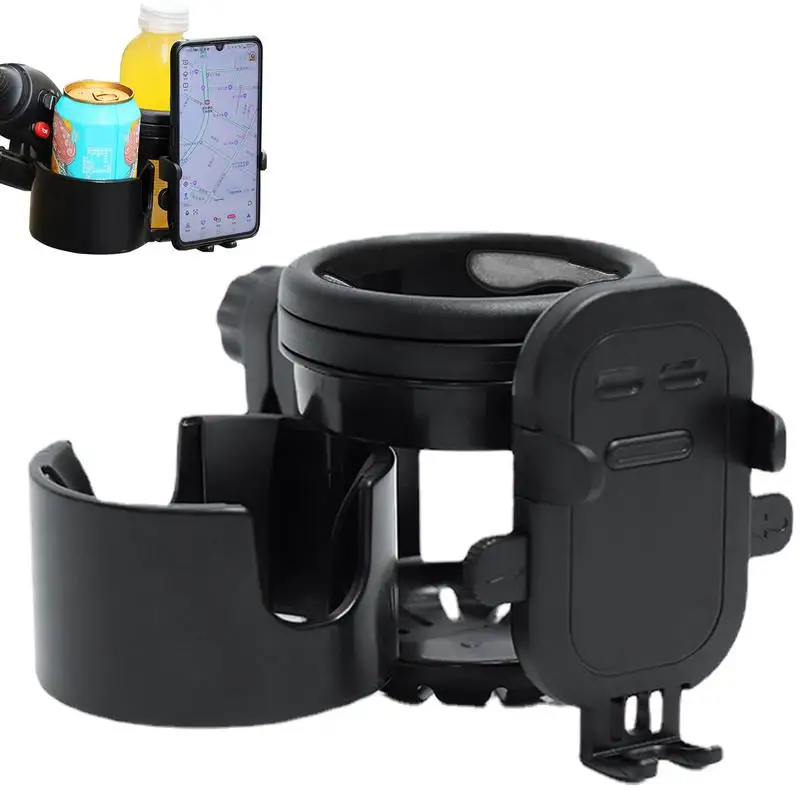 

Cup Holder For Stroller Multifunctional Cup Phone Phone For Drinks Black Cup Drink Holder For Strollers Bikes Wheelchairs