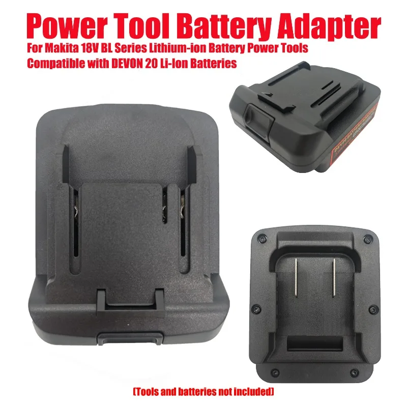 Converting for DEVON 20V Li-Ion Batteries To for Makita 18V BL Series Power Tools Battery Adapter Converter for Makita 18V Tools