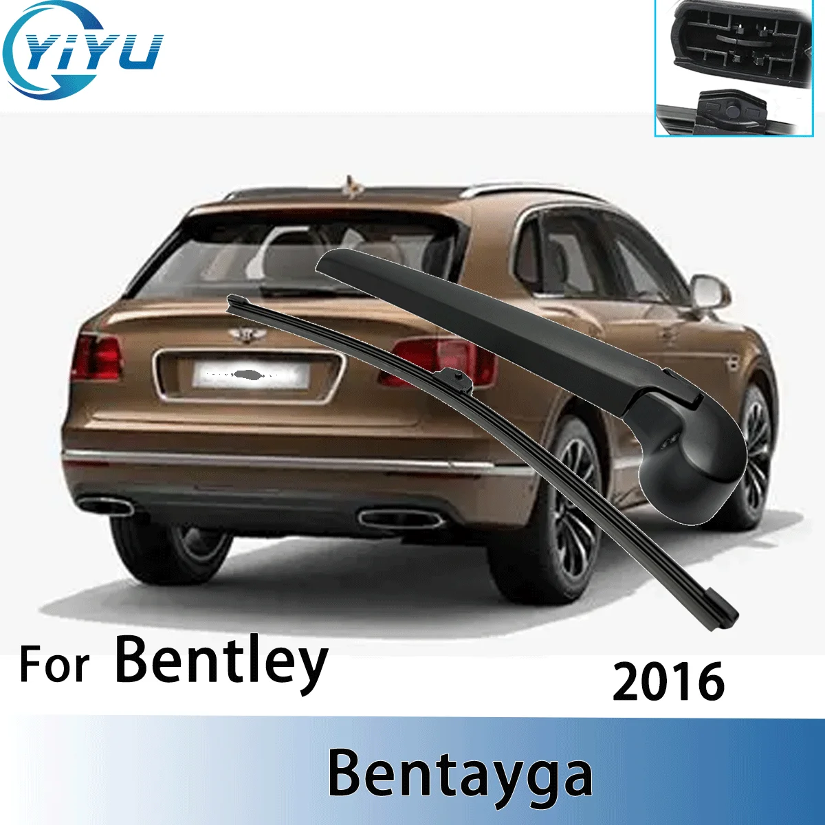 

1/2 шт., комплект рычагов стеклоочистителя заднего стекла для Bentley Bentayga 2016, щетки для стеклоочистителей лобового стекла