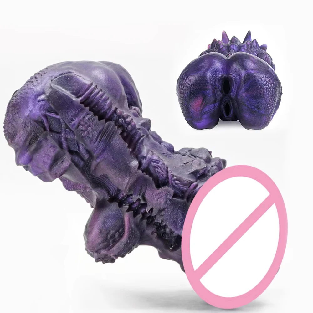 YOCY Pocket Pussy Body Shaped Stroker Simulated Vagina and Anus 3 in 1 Oral Sex Doll Platinum Silicone Adult Male Sex Toys