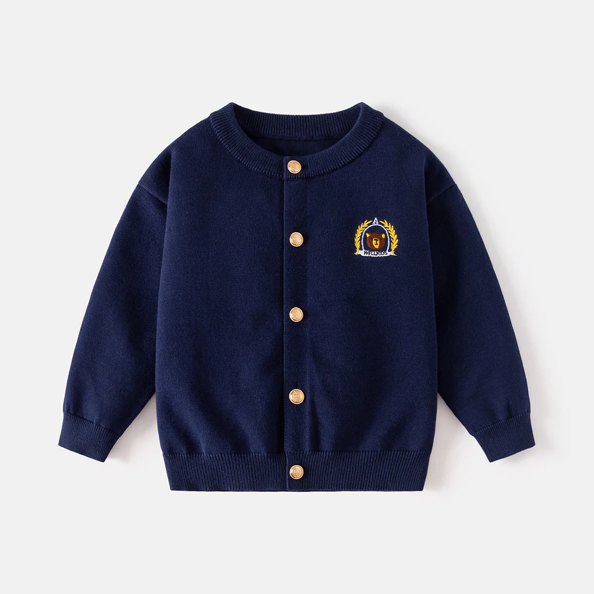 

Boys' knitted cardigan outerwear, spring and autumn styles, new spring children's wear, baby and toddler tops