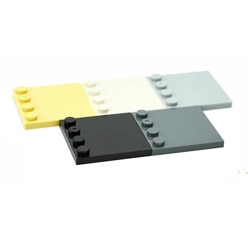 Toys MOC Building Blocks Accessories DIY Plastic Plates 4x4 Tile with Studs on Edge Bricks 6179 Educational toy parts