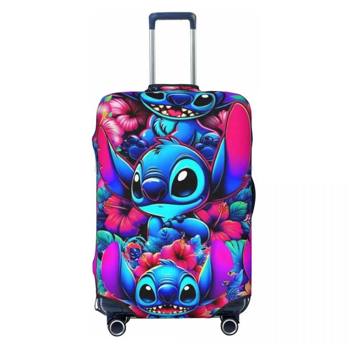 

Custom Cartoon Monster Stitch Luggage Cover Protector Fashion Travel Suitcase Covers for 18-32 Inch