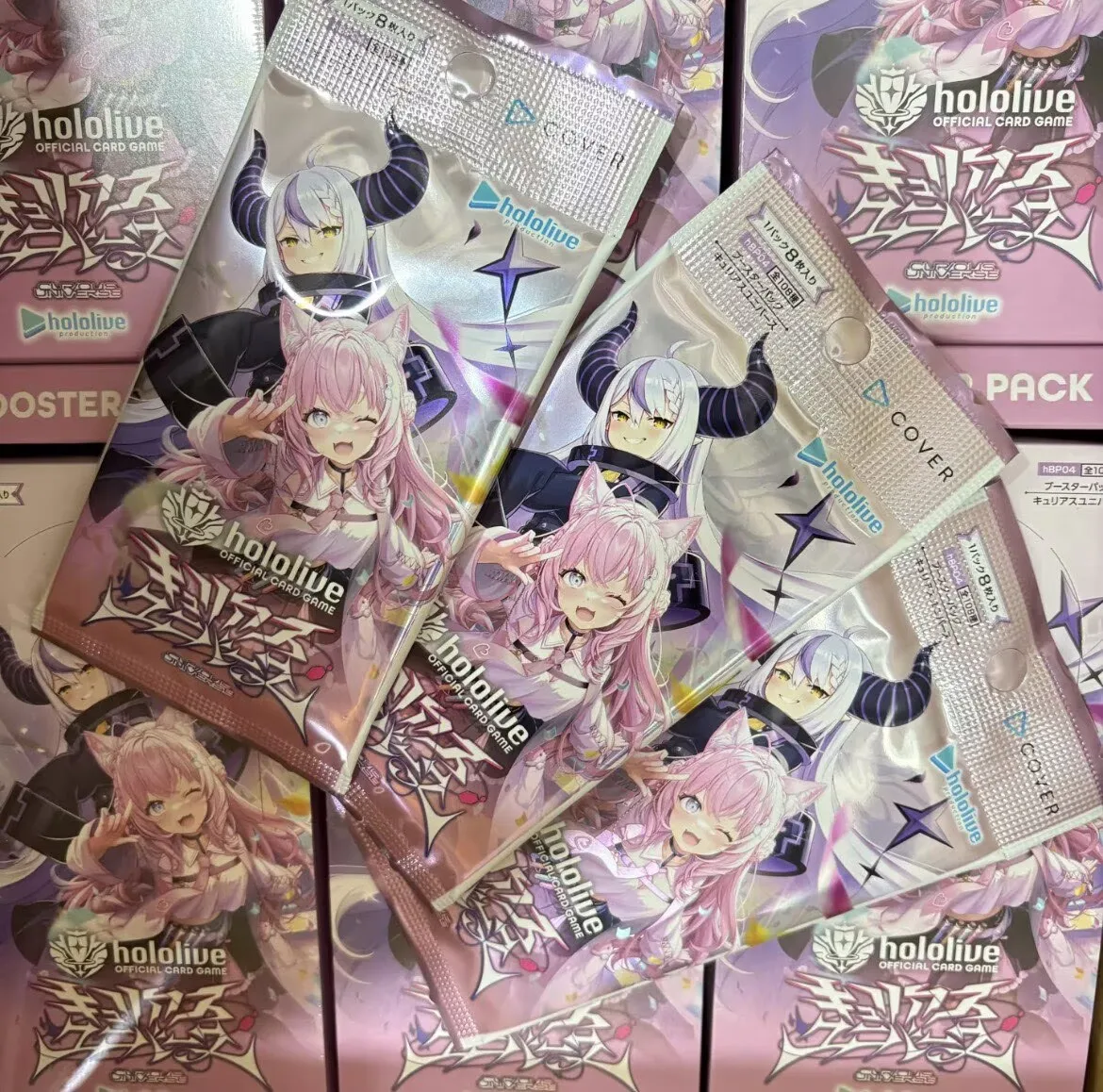 

Совершенно новый герметичный Tcg Hololive Series 4, оригинальный футляр и коробка для карт Elite Spark, японская версия