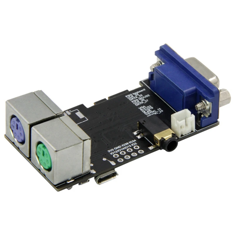 

TTGO VGA32 VGA ESP32 PSRAM модуль V1.4 контроллер PS/2 мышь клавиатура графическая библиотека игра ANSI/VT терминальная схема