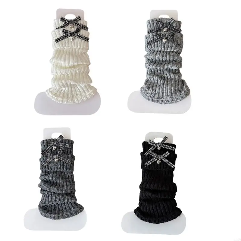Textured Stacked Socks Elasticated Comfortable Acrylic Legwear Women Autumn
