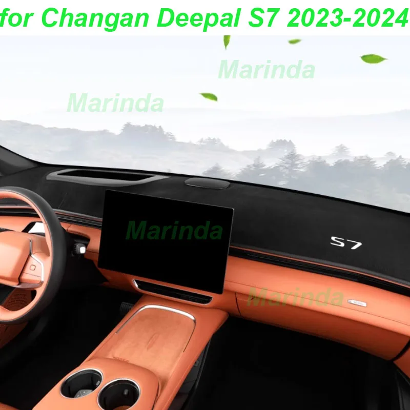 

Автомобильная док-станция для Changan Deepal S7 2023-2024, коврик для приборной панели автомобиля, Накладка для защиты от солнца, Инструкция, крышка панели, аксессуары для интерьера