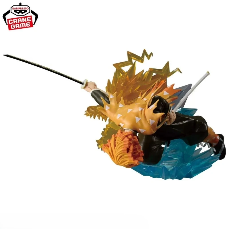 

В наличии: Оригинальная фигурка Banpresto Vibration Stars Demon Slayer Агацума Зеницу, модель аниме-персонажа