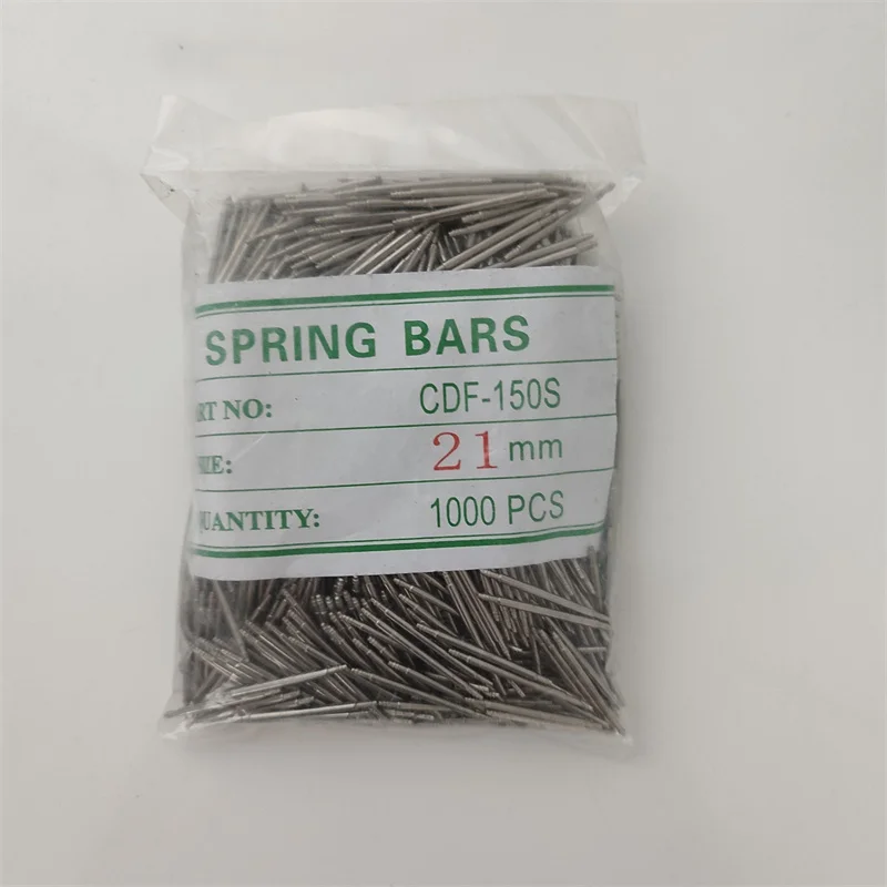 1000Pcs Spring Bar Pins Universal Diameter 1.5mm Stainless Steel Watch Band Link Pins Watch Accessories watch straps adapter