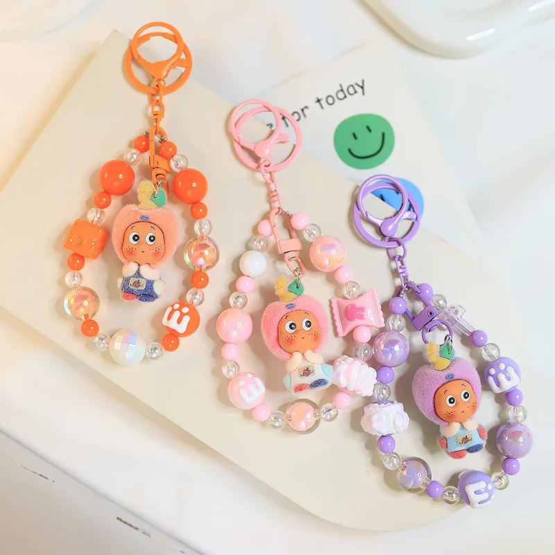 

Cartoon Starman car keychain figurine hanger doll machine cute little bag chain hanging ornament gift